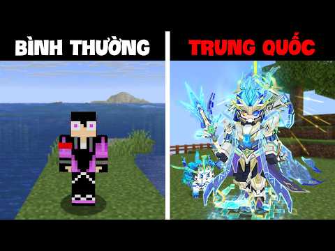 Sự Khác Biệt Giữa Minecraft Bình Thường và Minecraft TRUNG QUỐC...
