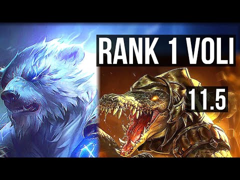 VOLIBEAR vs RENEKTON (TOP) | Rank 1 Voli, 7/2/6, Rank 15 | JP Challenger | v11.5