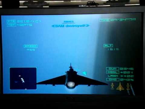 Ace Combat 4 walkthrough Mission 6 Invincible Fleet part 1/2
