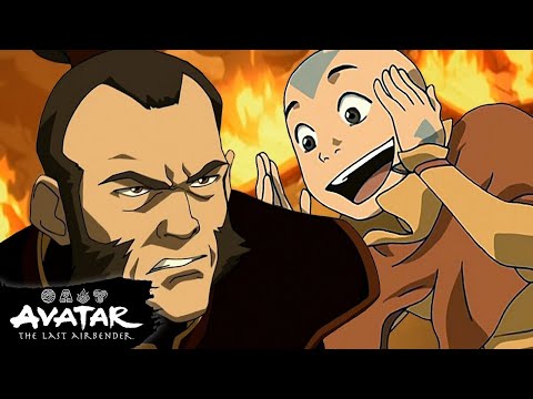 Avatar Aang Fights Admiral Zhao 🔥 | Full Scene | Avatar: The Last Airbender