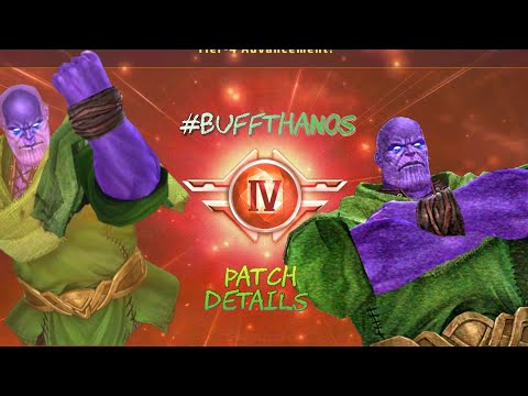 Thanos Tier 4 Buff Details (server patch notes) and gameplay World Boss Legend