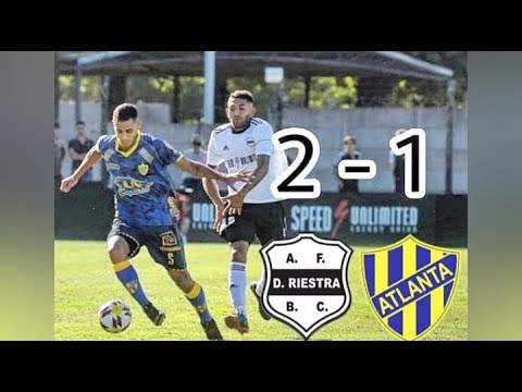 B Metro : RIESTRA 2 - 1 ATLANTA (Los Goles)