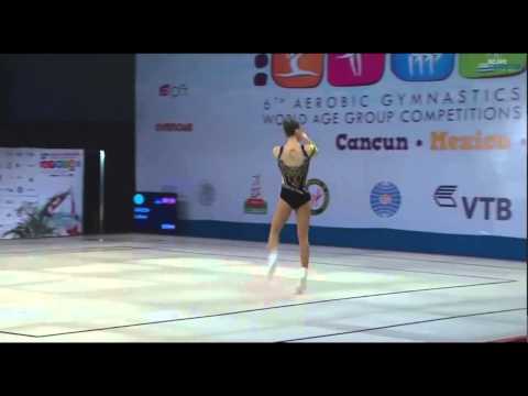 WCH Aeróbic Cancún 2014 - (FINAL) IW -GAZOV Lubov - AUT (22,150)