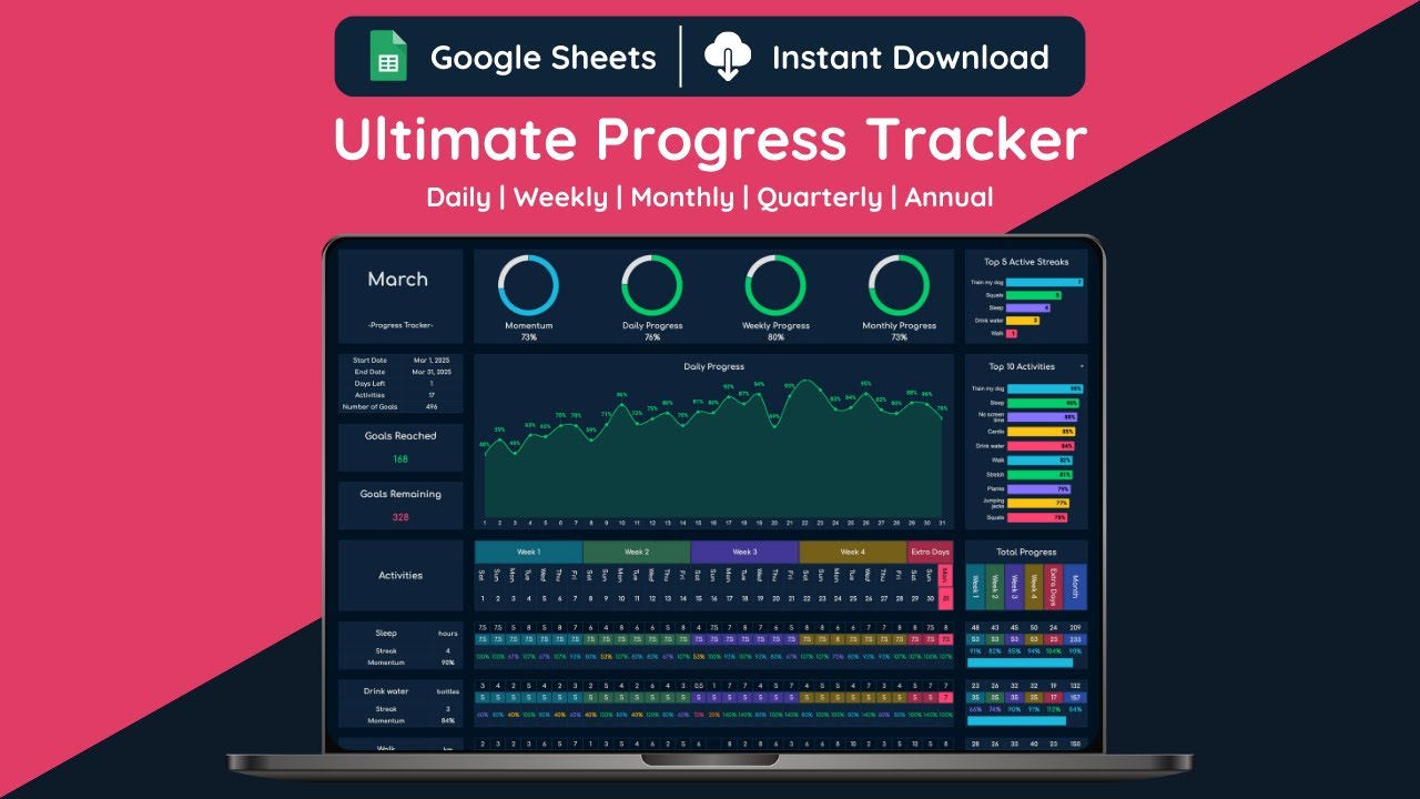 Ultimate Progress Tracker Dark Mode Tutorial