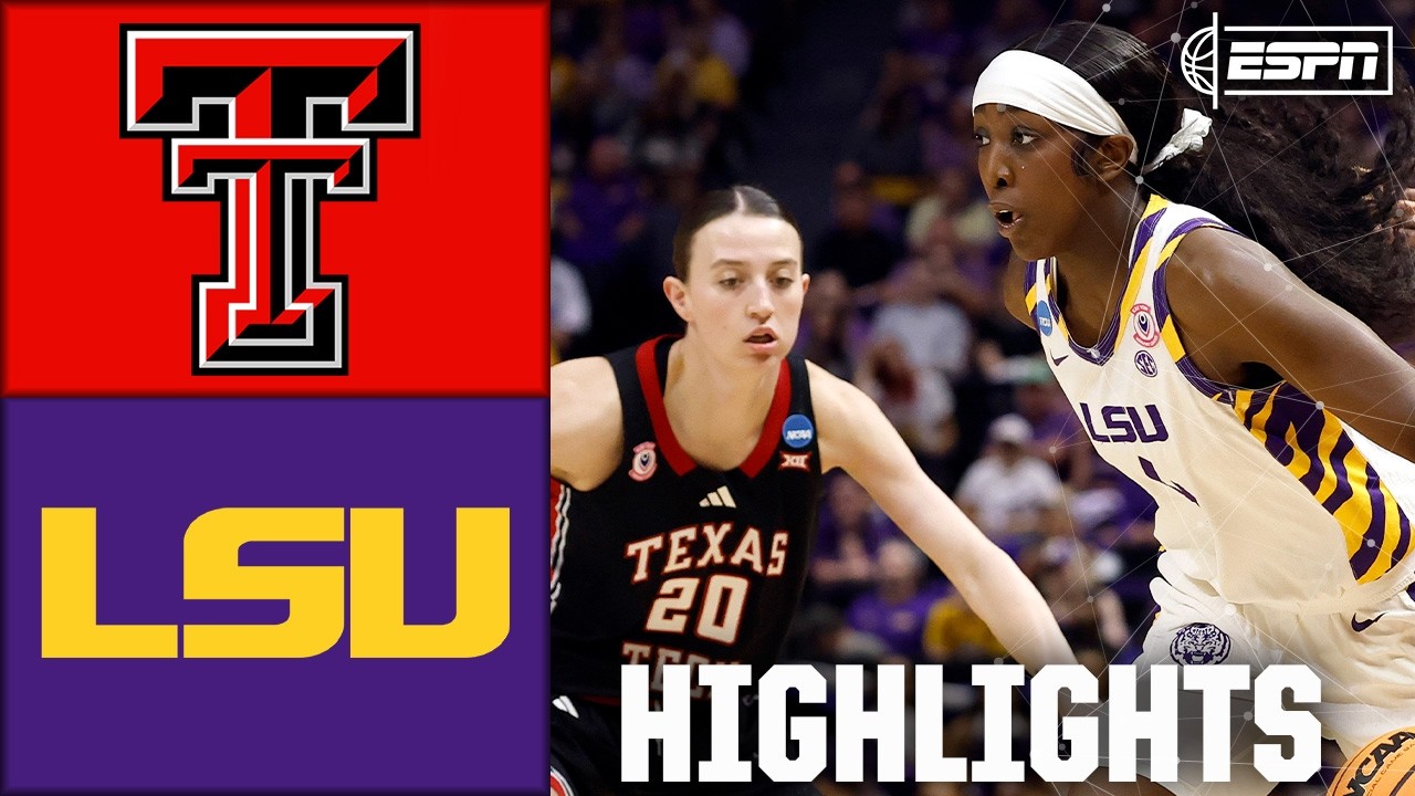 Round of 32: Texas Tech Lady Raiders vs. LSU Tigers | Full Game Highlights | NCAA Tournament
