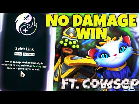 YUUMI & YI but we DONT BUILD DAMAGE & WIN 2v2v2v2 Ft. @Cowsep League of Legends