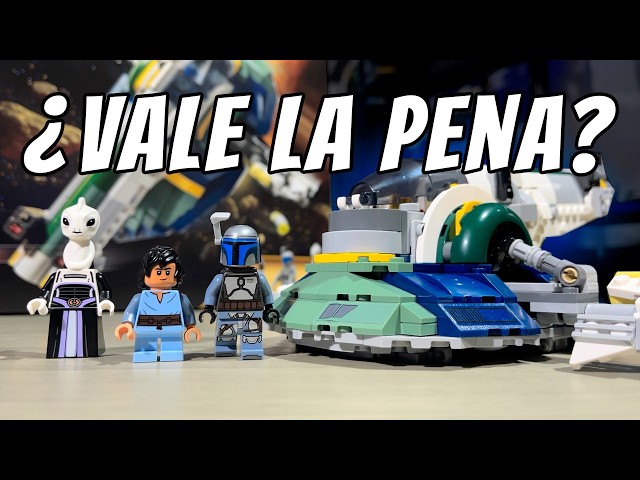 Vídeo relacionado con LEGO Star Wars 75433 Nave Estelar de Jango Fett - Nave de Juguete con Alas Que Rotan y 3 Minifiguras Inc. Boba Fett - Regalo para Niños de 9+ Años Fans de El Ataque de los Clones