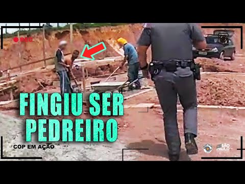 TENTOU ENGANAR POLICIAIS MILITARES FINGINDO SER PEDREIRO