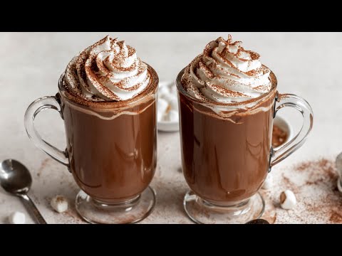 French hot chocolate Recipe | How to make french hot chocolate | Thick hot chocolate recipe