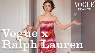 Carmen Kassovitz se prépare pour le déjeuner Ralph Lauren & Vogue | Vogue France X Ralph lauren