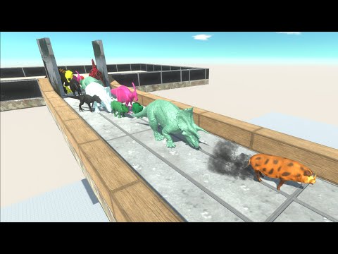 All Unit Chase the PIG  #3 - Animal Revolt Battle Simulator