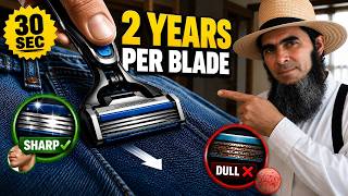 Your Razor Is Designed to DULL After 3 Uses... How to Make It Last 2 years!