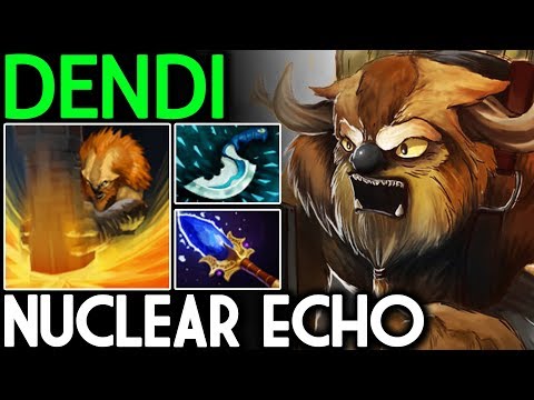 DENDI Dota 2 [Earthshaker] Nuclear Echo Solo Mid