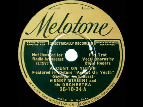 1935 Henry Biagini - Accent On Youth (Clyde Rogers, vocal)