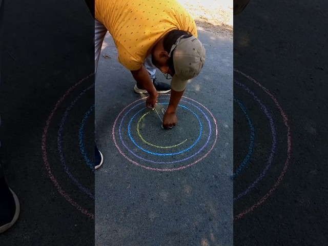 How to draw circle - Alpana