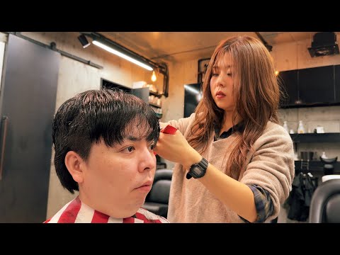 💈【ASMR】"AS ONE" takes your look to the next level with divine handling #haircut