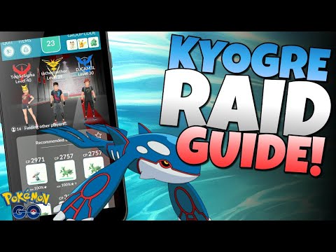 HOW TO EASILY BEAT KYOGRE RAIDS in Pokémon GO!