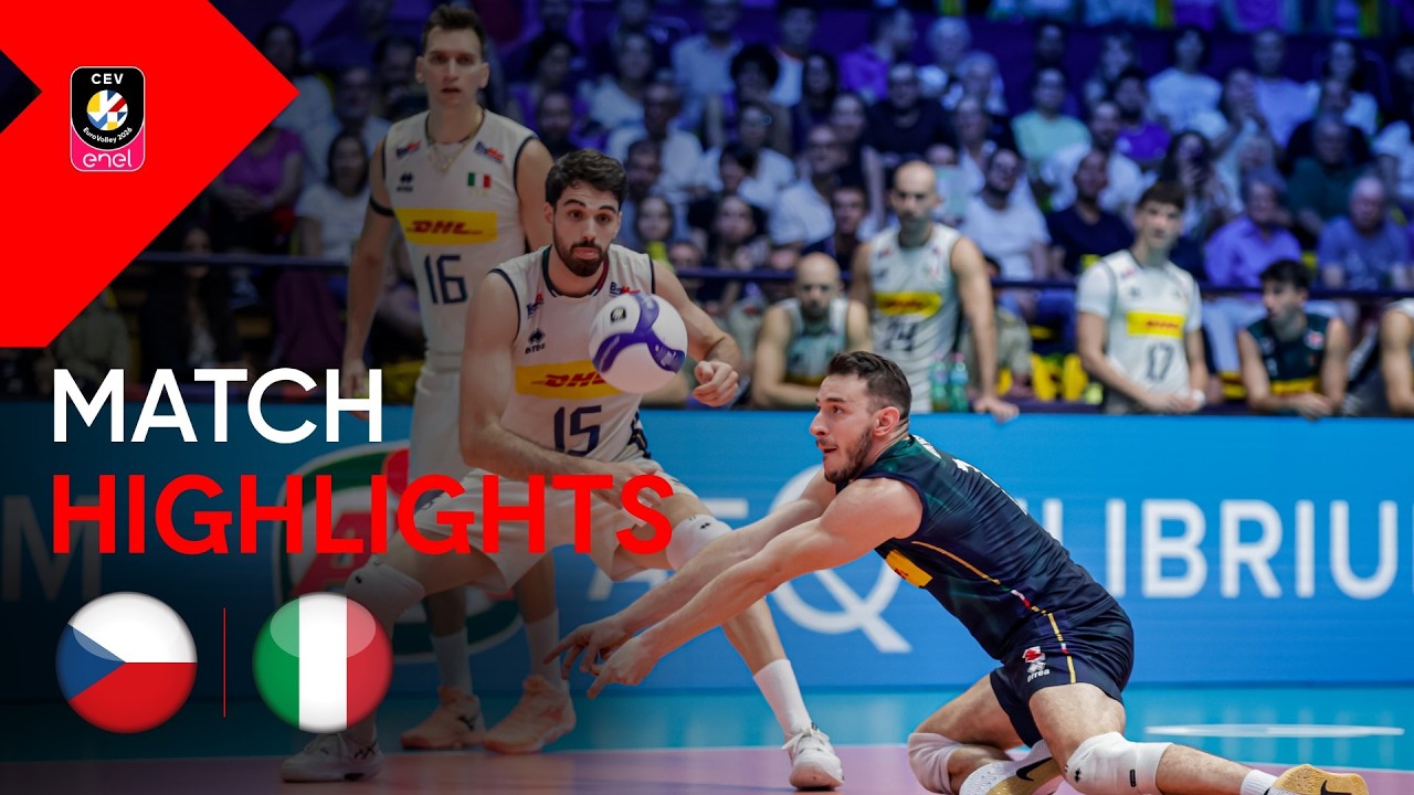 Highlights | Czechia vs. Italy | CEV Enel EuroVolley 2026 | Men