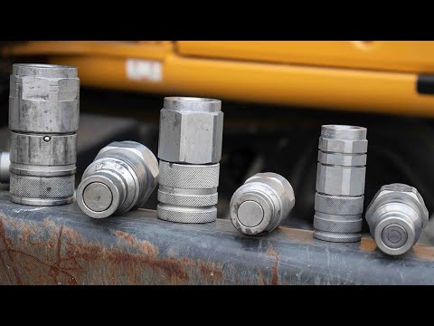 Flat Face Quick Couplers for Mini Excavators