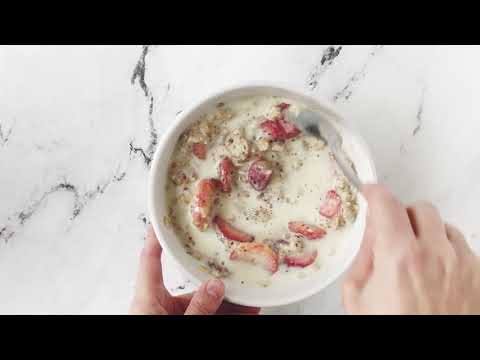 Strawberries and Cream Oatmeal