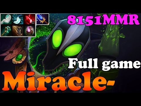 Dota 2 - Miracle- 8126MMR TOP 1 MMR in the World Plays Rubick - Full Game - Ranked Match