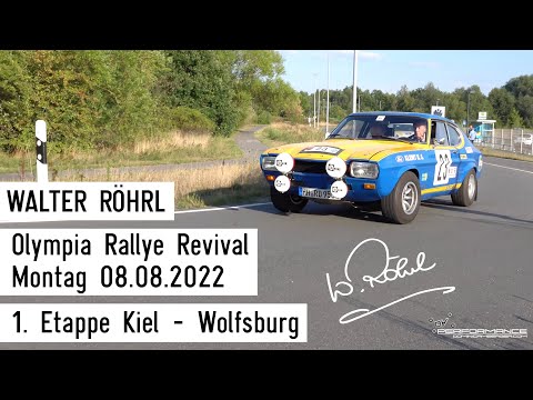 Walter Röhrl Olympia Rallye Revival 2022 Montag 08.08.2022 1. Etappe