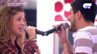 &quot;ESTOY HECHO DE PEDACITOS DE TI&quot; - Miriam y Cepeda | Segundo pase de micros para la Gala 5 | OT 2017