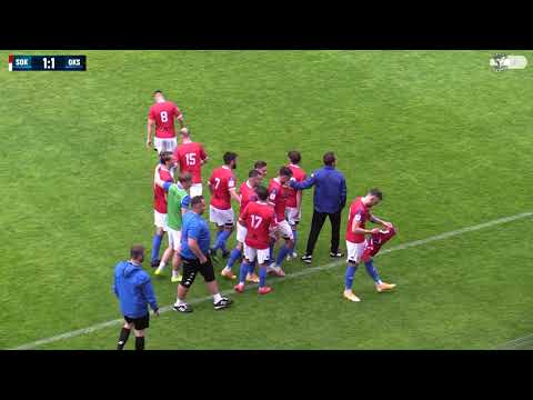 Skrót meczu Sokół Ostróda - GKS Katowice 12.06.2021