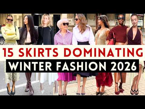 🔴15 TENDENZE GONNE che DOMINERANNO l'inverno 2026 | Mia Moda