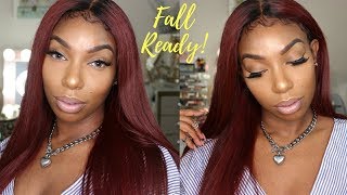 How to Dye Your Hair Burgundy for the Fall + NO BLEACH| She Ready!!|KennySweets