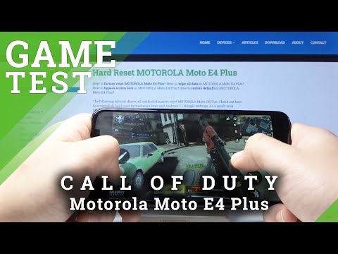 How Call Of Duty Works on Motorola Moto E4 Plus - The Best 2019 Mobile Game Gameplay