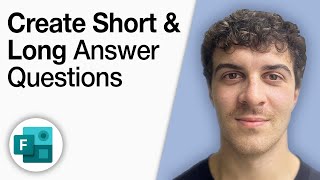 Microsoft Forms  - How to Create Short & Long Answer Questions [2025 F