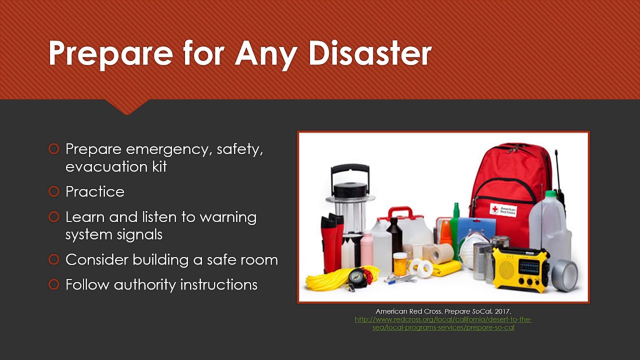 Preparing for Disasters video