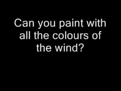 Pocahontas - Colours Of The Wind lyrics