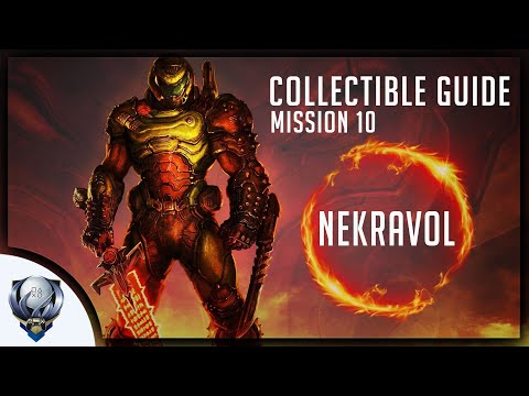 Doom Eternal (Mission 10 NEKRAVOL) All Collectibles, Upgrades, Secret Encounters & Extra Lives