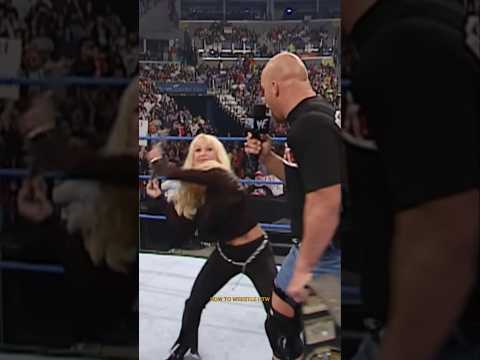 Debra Destroys Stone Cold Steve Austin #wwe #debra #stonecold #smackdown #attitudeera