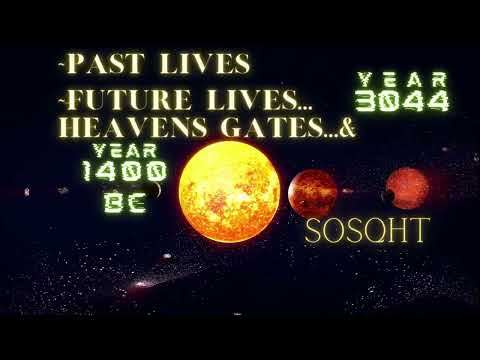 Medieval Times/ 1400bc-3044Year/Solar SpaceTrip & the Moon- Past life Regression