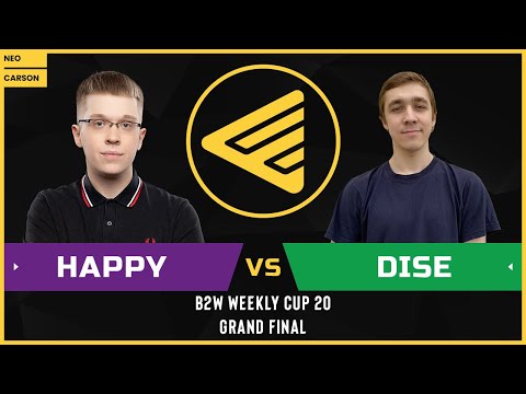 WC3 - B2W Weekly Cup #20 - Grand Final: [UD] Happy vs. Dise [NE]