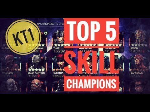 Top 5 Skill Champions in MCOC - June 2019!