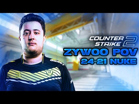 CS2 POV ZywOo Nuke (24-21) vs Complexity | BLAST Premier Fall Final 2023