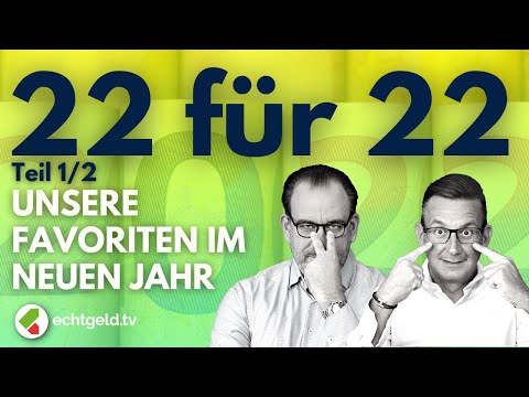 22 Aktien & Fonds für 2022 (Teil 1/2) | Alphabet | Amazon | Krypto Top 10 | Global Internet Leaders