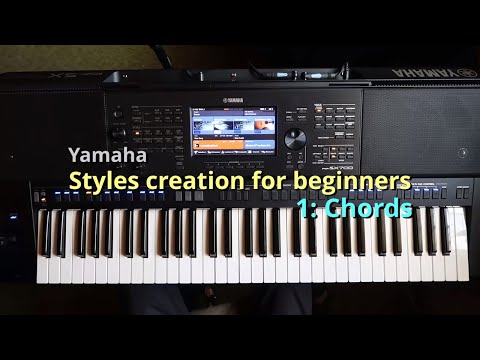 Yamaha Style creation 01: Chords