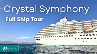 Crystal Symphony Full Tour & Review 2025 (Top Luxury Cruise Ship after $150M Renovation)