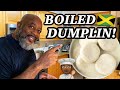 How to make Jamaican BOILED DUMPLINGS! (with Cornmeal!) | Deddy's Kitchen