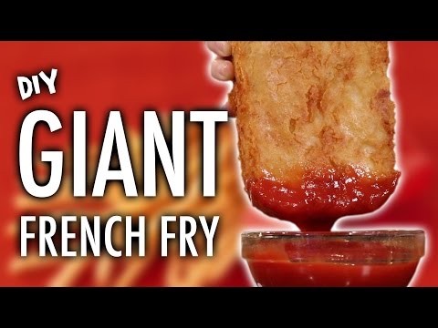 DIY GIANT FRENCH FRY