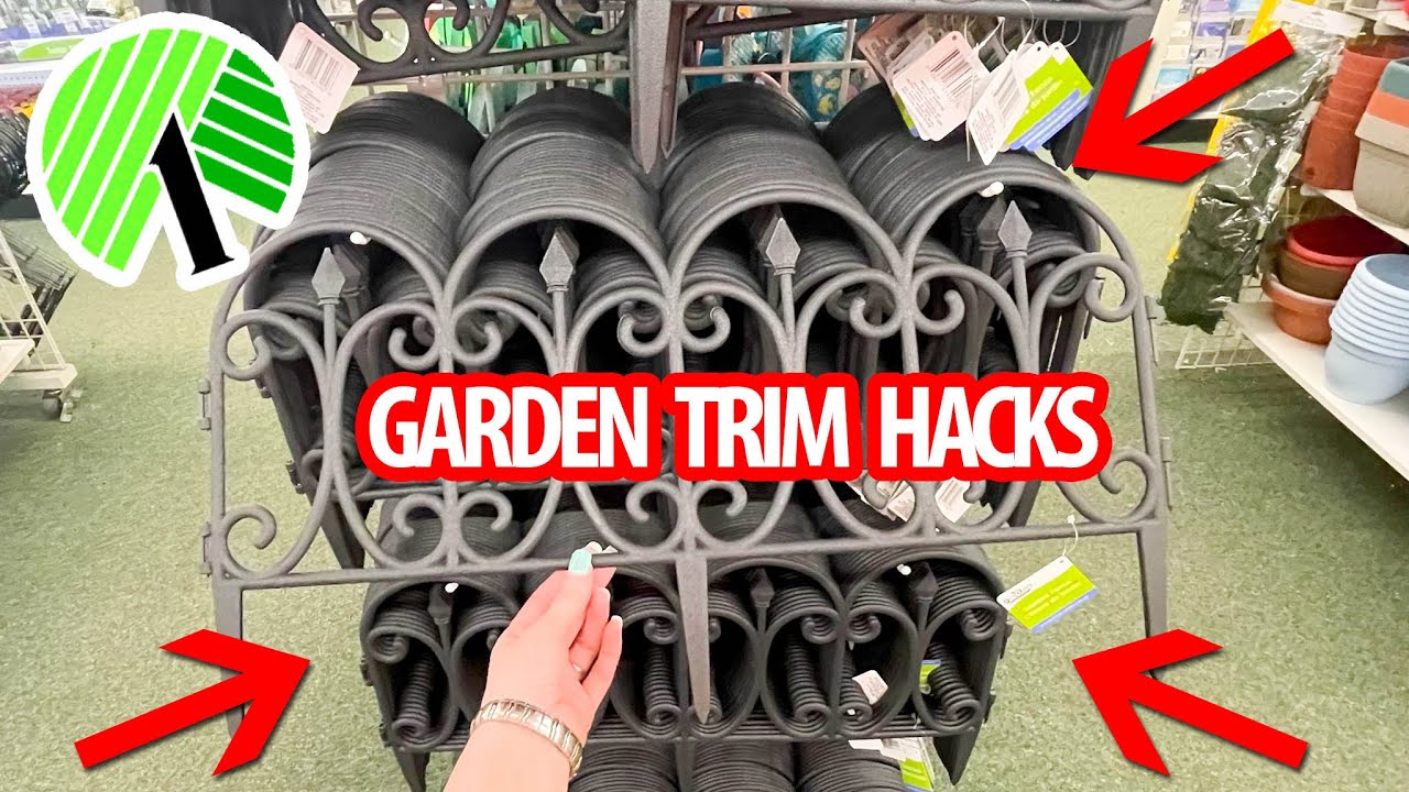 Grab $1 GARDEN TRIM from the Dollar Store for these UNBELIEVABLE HACKS! Spring Dollar Tree DIYs