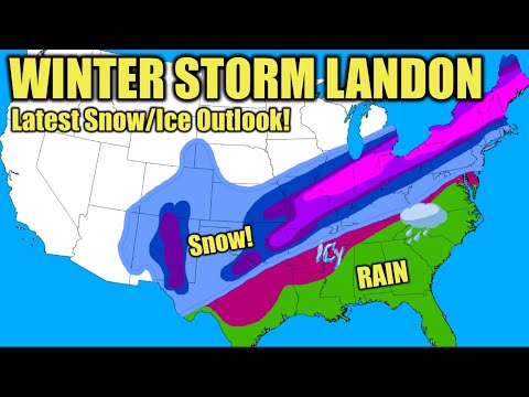 Winter Storm Landon | Latest Snowfall and Ice Forecast |