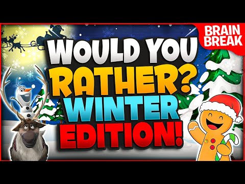 Winter Would You Rather? Workout ⛄️ Winter Brain Break | Winter Games For Kids | GoNoodle Just Dance