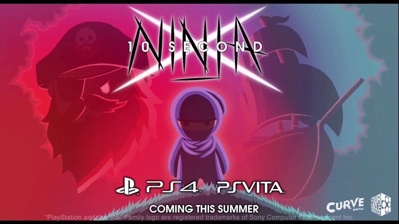 Erbarmungsloser, blitzschneller Plattformer 10 Second Ninja X für PS4 & PS Vita angekündigt