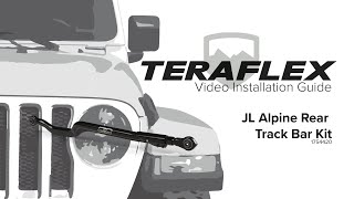 Rear HD Forged Adjustable Track Bar Jeep Wrangler JL/JLU 2-Door/4-Door - video thumbnail 2
